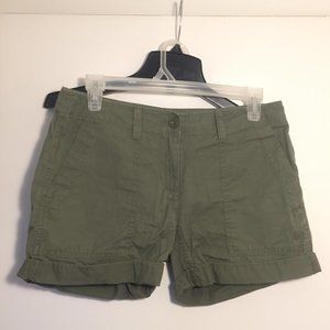 Women Loft green cargo shorts